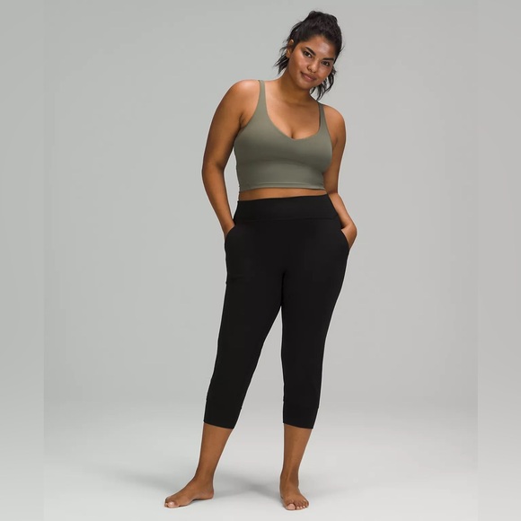 lululemon Align™ High-Rise Cropped Jogger. Olive green. - Picture 1 of 5